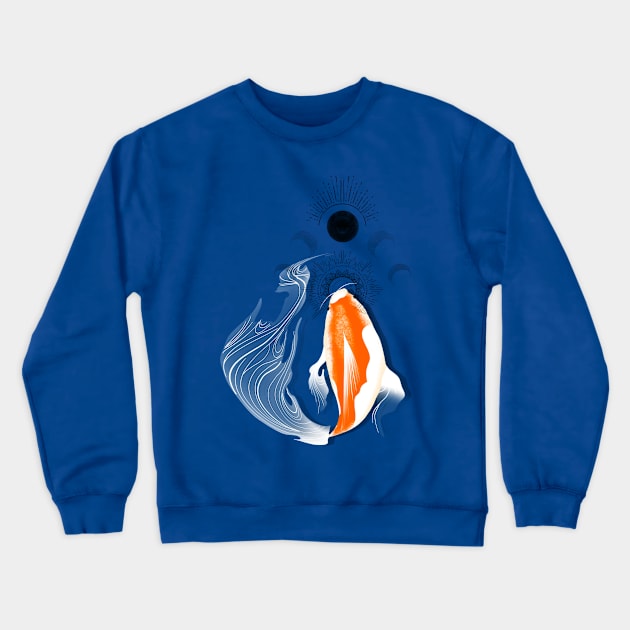 Koi fish 5 Crewneck Sweatshirt by Miruna Mares